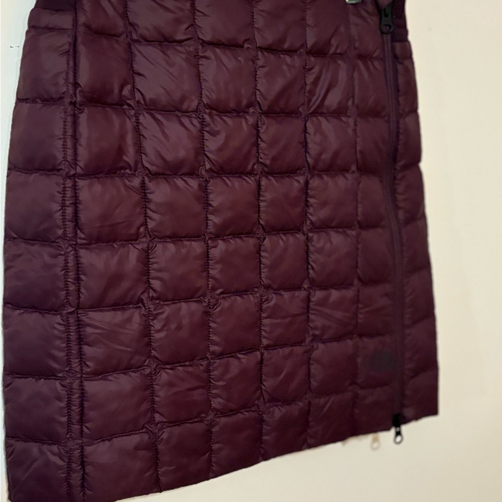 The North Face Burgundy Quilted Mini Skirt